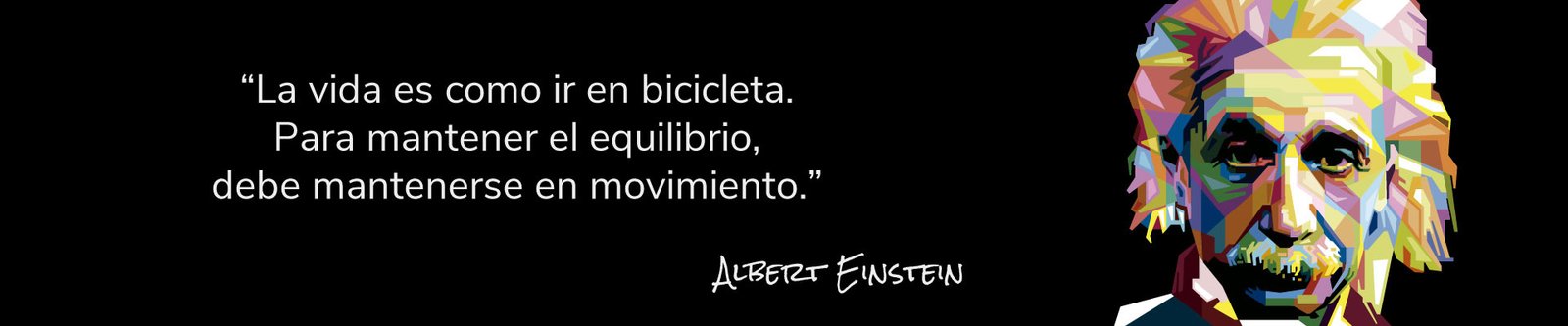 Frases célebres Albert Einstein - Movimiento