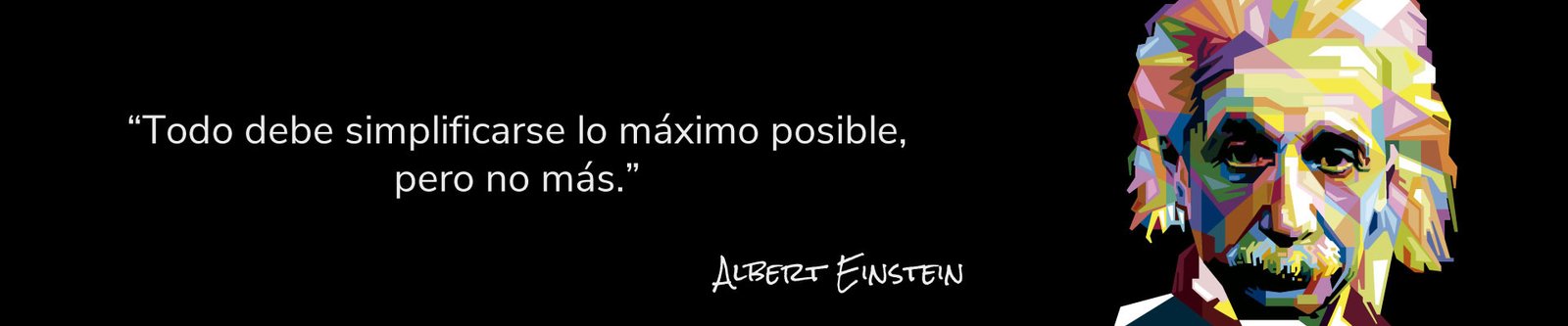 Frases célebres Albert Einstein - Simplificar